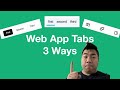 UI tutorial for Begineers! | In-app Tabs | Next.js, Shadcn, Tailwind CSS | UI Three Ways