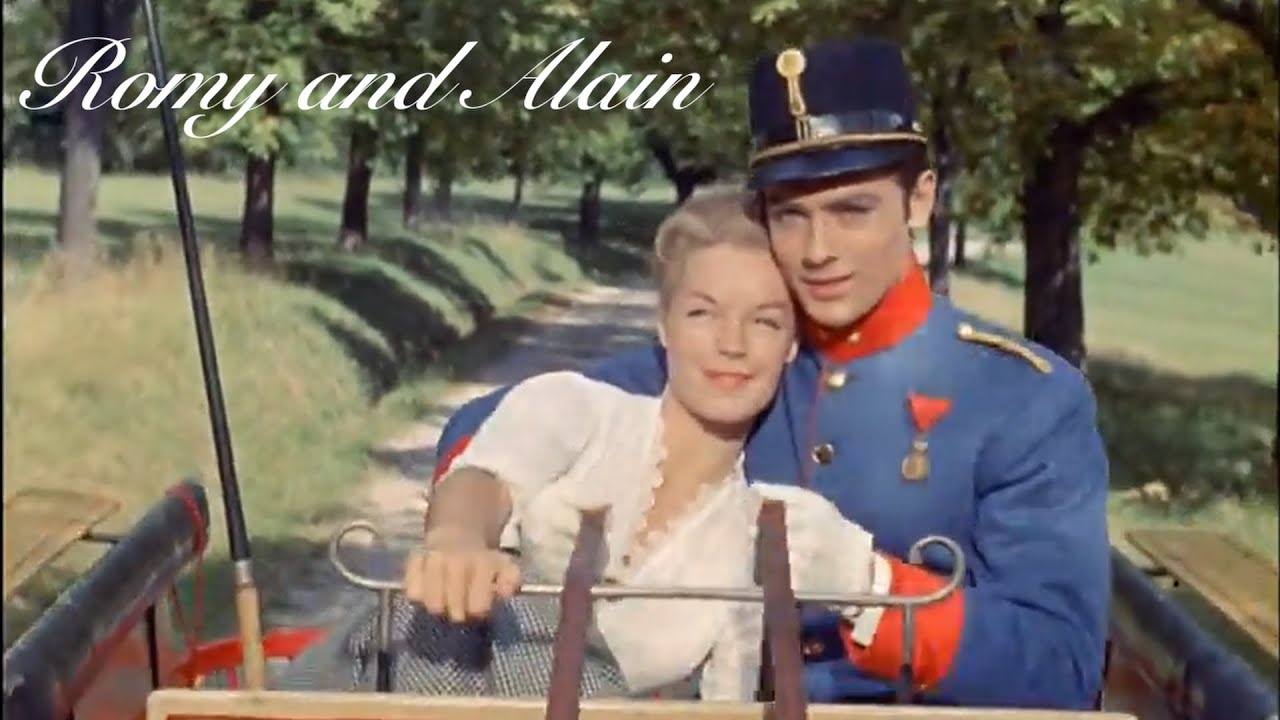 Romy Schneider and Alain Delon in Christine