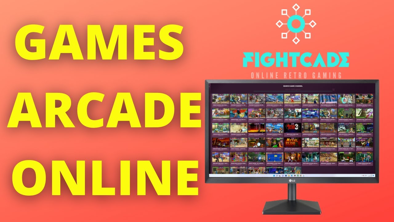 Jogue ARCADE online com seu amigo - cada um em sua casa (FightCade)