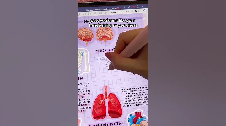 pov: you don't like your handwriting so you cheat🤫 iPad note taking | apple pencil