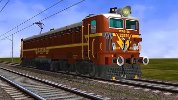 Electric WAG-5 BZA Loco startup sound in Open Rails||Train Simulator||