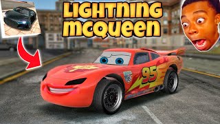 Lightning McQueen😱 in Extreme car driving simulator🔥 screenshot 4