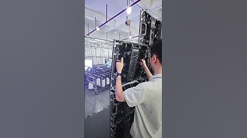 You just need to install it and buckle the quick lock. #leddisplay #ledwall #ledscreen #eagerled