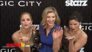 Viva Bianca, Katrina Law, Ellen Hollman Starz Magic City Los Angeles Premiere