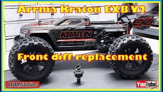 Arrma Kraton EXB V2 6s front diff replacement