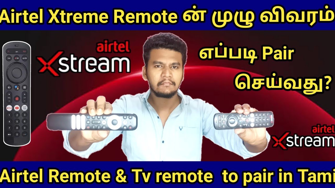 Airtel Xtreme Remote Pair In Tamil | How to pair Airtel Xtreme Remote in tamil