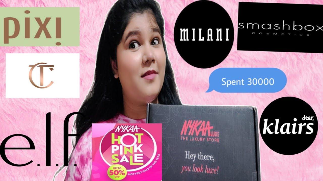 NYKAA HOT PINK SALE 2023 HAULI Drugstore & Luxury Klairs/Charlotte