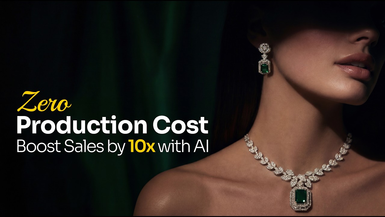Create Professional Jewelry Photography with AI | Nano Banana + Kling + ImagineArt Workflows