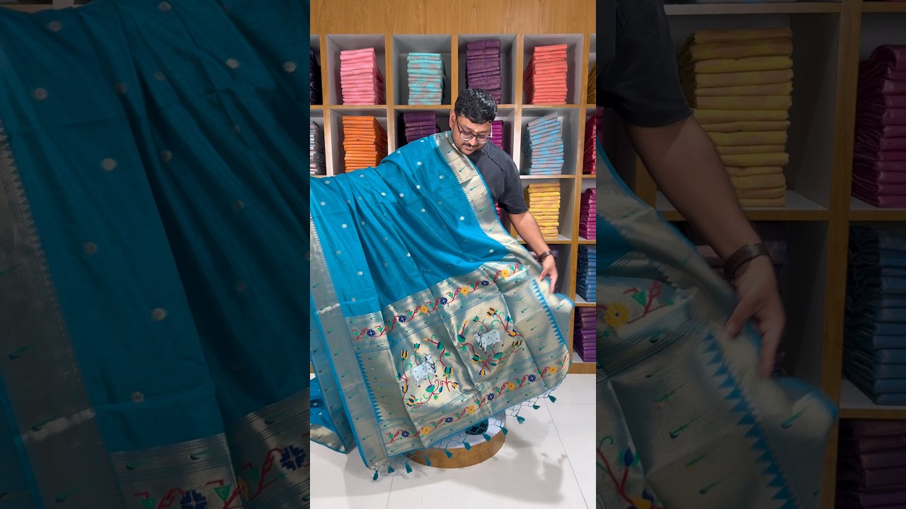 Pichwai Paithani Silk Saree – Royal Heritage Collection