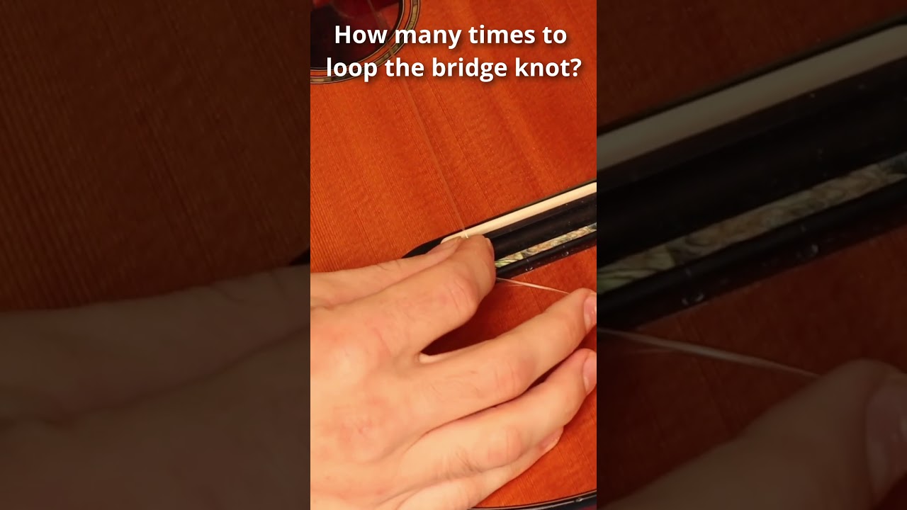 How many times should you loop a bridge knot? 