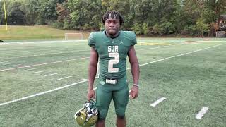 Audric Estime talks four touchdowns, big win over Seton Hall Prep