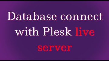 ASP.NET Core Database Integration with Plesk Hosting