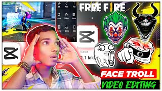 Free Fire Face Troll Video Editing Kaise Kare | CapCut Face Troll Video Editing Tutorial| #capcut screenshot 2