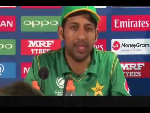 Sarfaraz Khan funny English again - YouTube