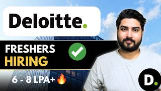 Deloitte Hiring Freshersapply Now Complete Guide