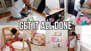 ULTIMATE GET IT ALL DONE! CAR SEAT DEEP CLEAN, ORGANIZING, LAUNDRY, AMAZON/GROCERY HAUL &amp; BDAY CRAFT