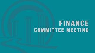 September 15, 2026 Finance Committee Meeting