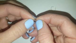 Putting in Your Little Hoop Earrings - How to Open and Insert Hoops While Maintaining the Best Shape