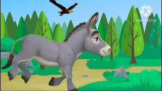 New Animal Running Stamped Cartoon Jungle Animals Story Green Screen Video Editing