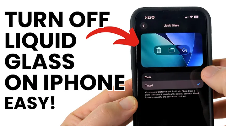How to Turn OFF Liquid Glass on iPhone iOS 26