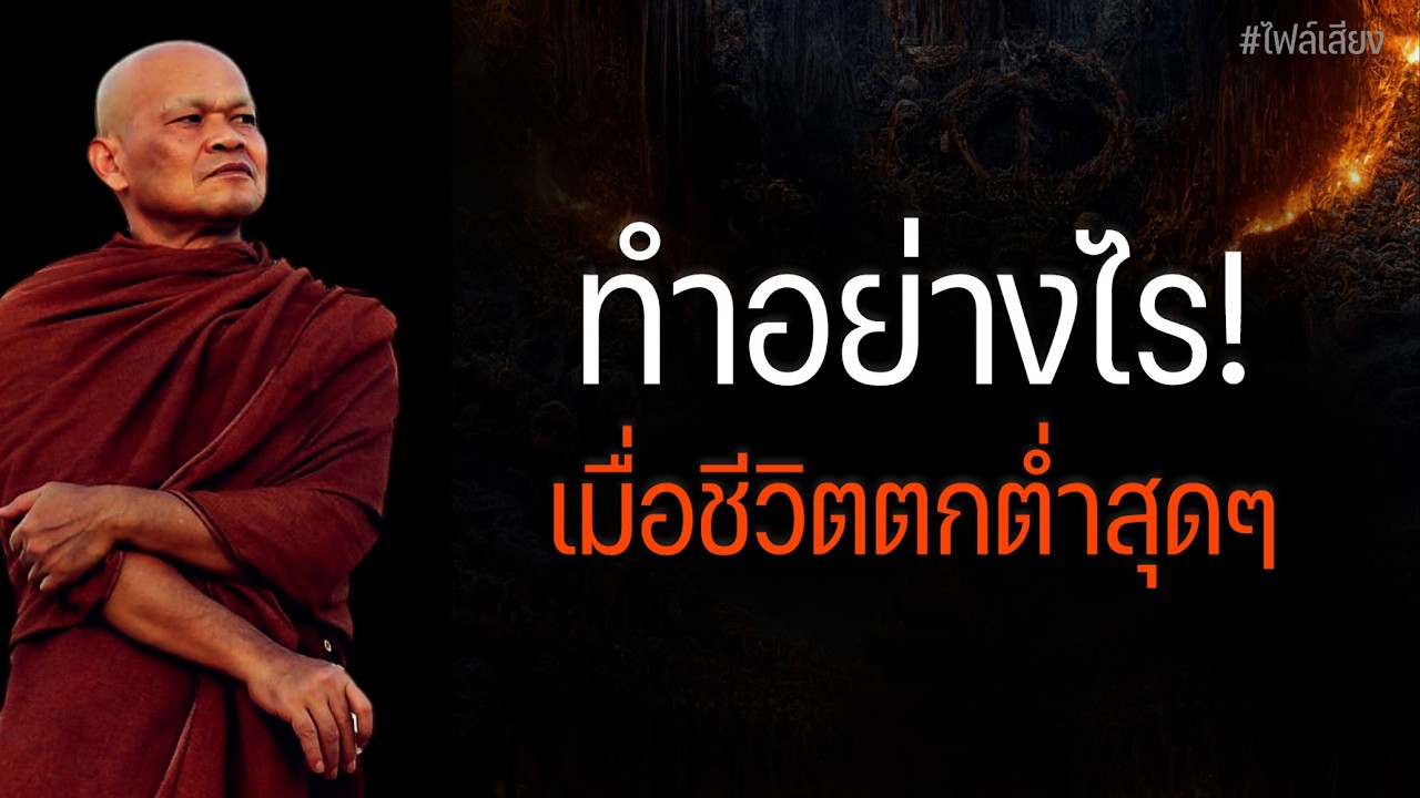 ทำอย่างไร เมื่อชีวิตตกต่ำสุดๆ  #หลวงพ่อมานพ