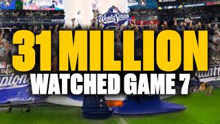 Most Watched Baseball Game In EIGHT YEARS || Baseball Is Dead