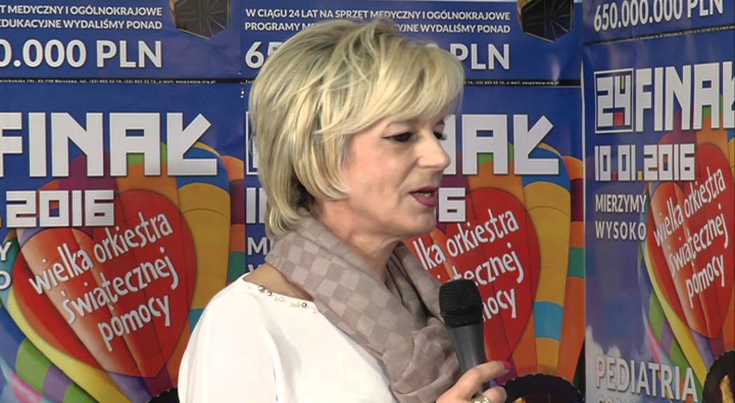 WOŚP2016: Zofia Chwalisz o orkiestrowym sprzęcie dla szpitala w ostrzeszowie informacyjny synonim