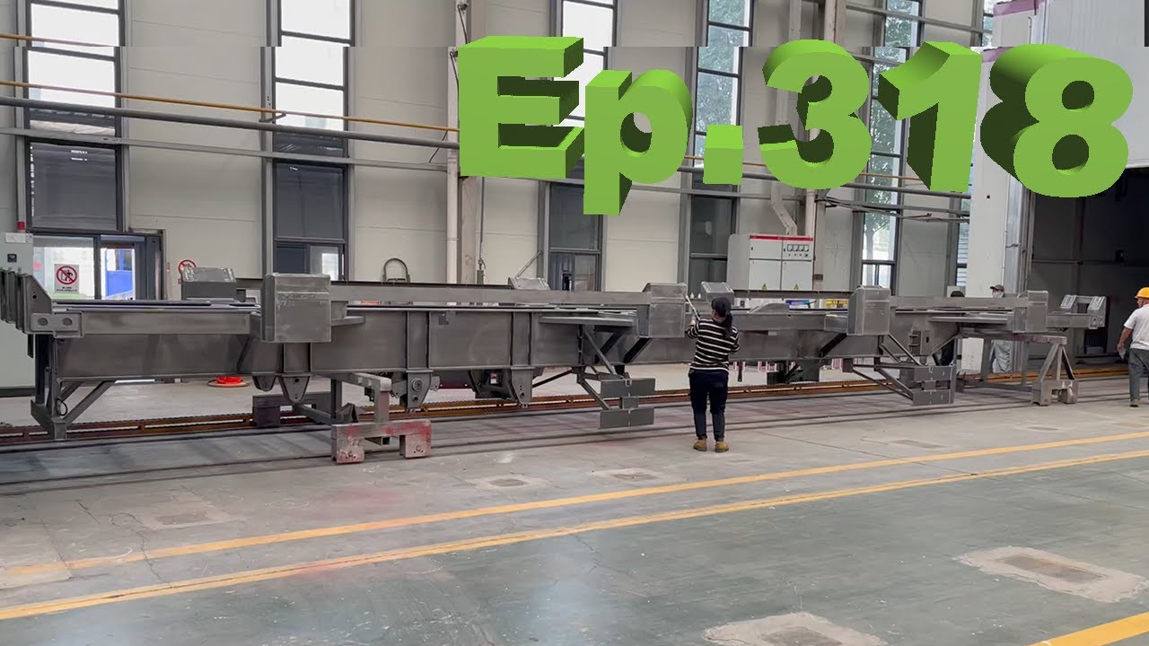 P318 Unpainted Welded Terminal Semi-trailer | Ready for Customization |  Dockside Hauling