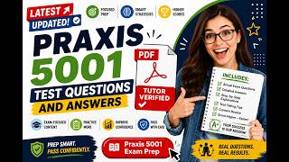 Latest Updated Praxis 5001 Test Questions And Answers PDF Tutor Verified #praxistipps #praxistest