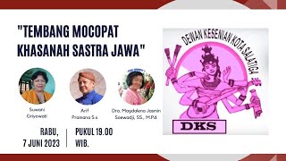 Download lagu TEMBANG MOCOPAT KHASANAH SASTRA JAWA - PODCASS