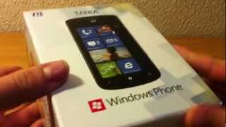 ZTE Tania Windows Phone Unboxing