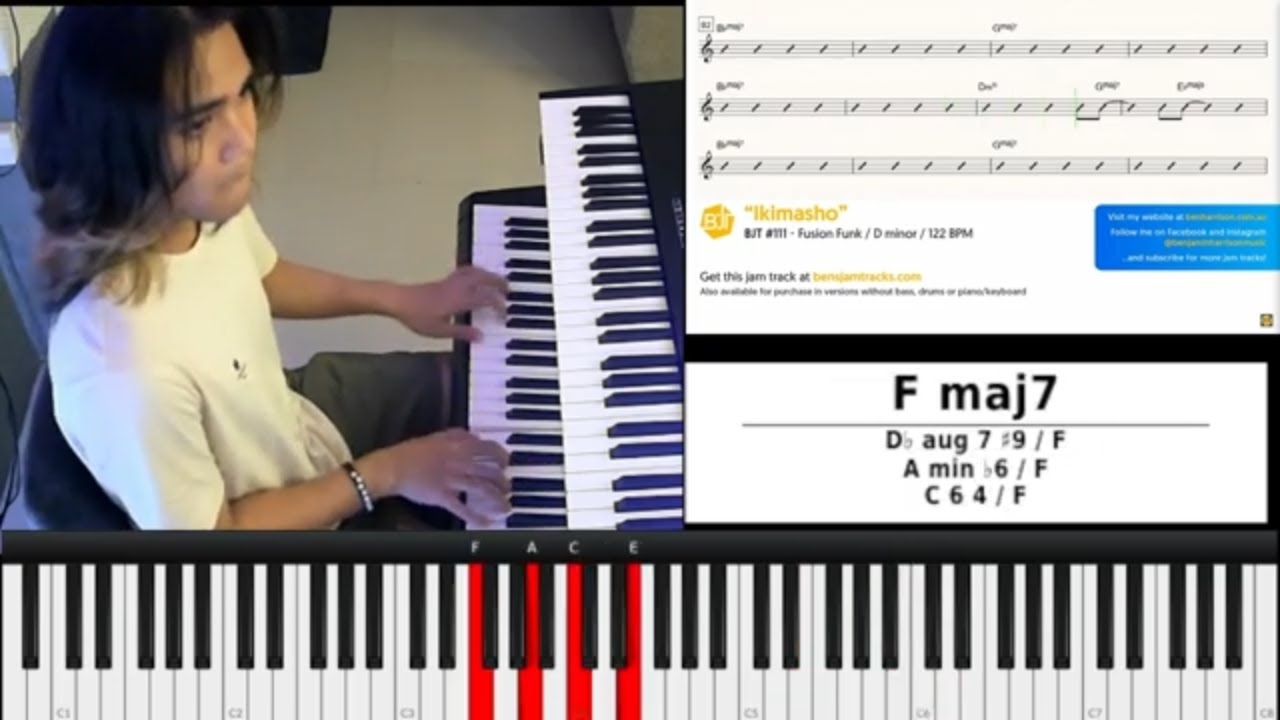 🎵 Jazz Funk Fusion in D Minor | Piano Improvisation by Felipjah Mozart 🎵