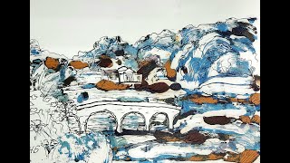 видео: Диатипия маслом МОСТИК В ПАРКЕ. Трансляция с урока. картинка: Диатипия маслом МОСТИК В ПАРКЕ. Трансляция с урока.