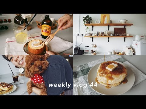 加长版-weekly-vlog-44-|-家里的新成员和新家具-|-厨房收纳隔板-|-香香软软的pancake-|-在家下午茶