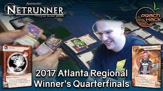 Netrunner - Replicating Perfection vs. Alice Merchant - 2017 Atlanta Regional - Winner's Quarters
