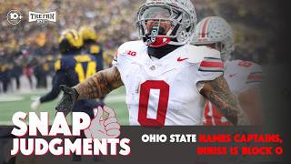 Snap Judgments: Brandon Inniss will wear Ohio State 'Block O' jersey, other captains named