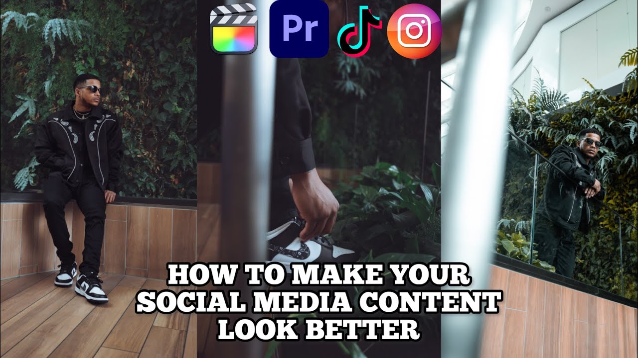 HOW TO MAKE YOUR SOCIAL MEDIA CONTENT LOOK BETTER - YouTube