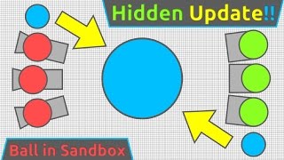 NEW HIDDEN LVL45 "BALL" UPDATE!! - Diep.io New Class in Sandbox!!