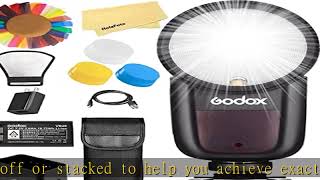 Godox V1 V1-C V1C Round Head Camera Flash For Canon Flash Speedlite Speedlight Light,76Ws 2.4G Ttl1