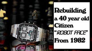 A 40 Year Old Citizen Robot Face Is Rebuilt From The Ground Up