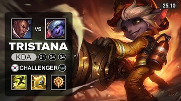 Tristana vs Lucian ADC - KR Challenger - Patch 25.10 Season 15