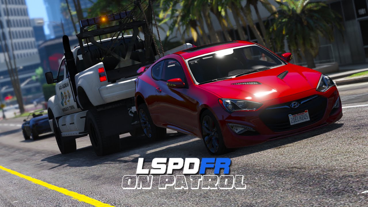 LSPDFR - Day 76 - Campus Towing Patrol