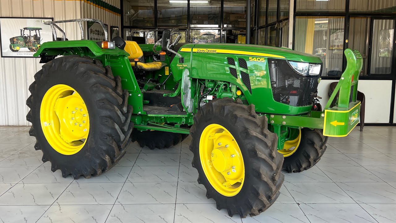 जॉन डियर का सबसे पावरफुल ट्रेक्टर 😳 Johndeere 5405 4wd with CRDI 🔥Full Review 👍 Farming Yatra