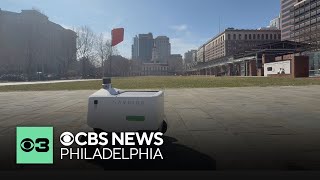Uber Eats food delivery robots hit the streets in Philadelphia's Center City