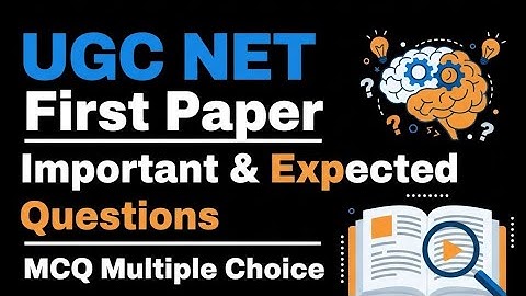 UGC Net Dec 2025 : Paper 1 Important & Expected MCQ | Higher Education & Current affairs MCQ