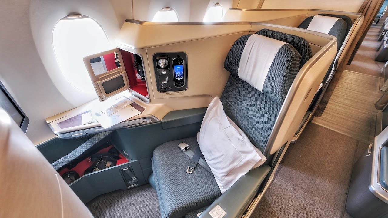 Cathay Pacific A350 Business Class | CX777 Hong Kong to Jakarta