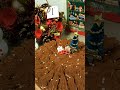 深夜にクマちゃんのクリスマスケーキ