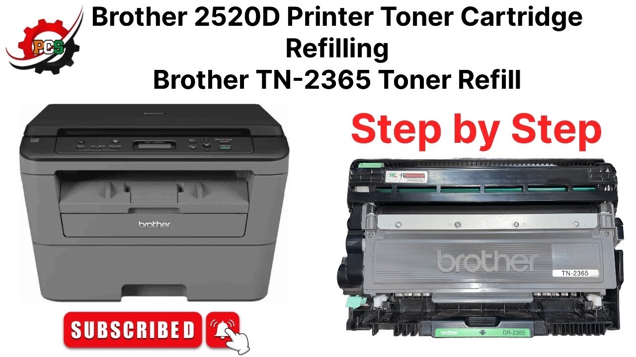 2365 Brother DR-TN 2365 Toner Cartridge Refilling || Brother TN-2365 || Step ...