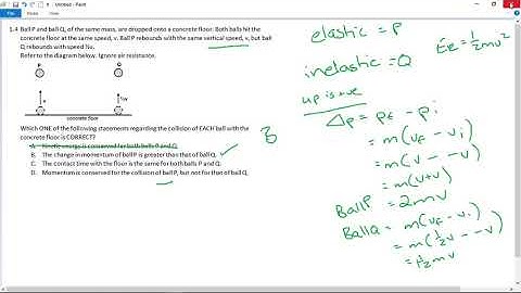 PS12 Multiple Choice on Momentum