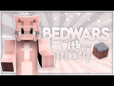 minecraft bedwars with friends (we won yay!)